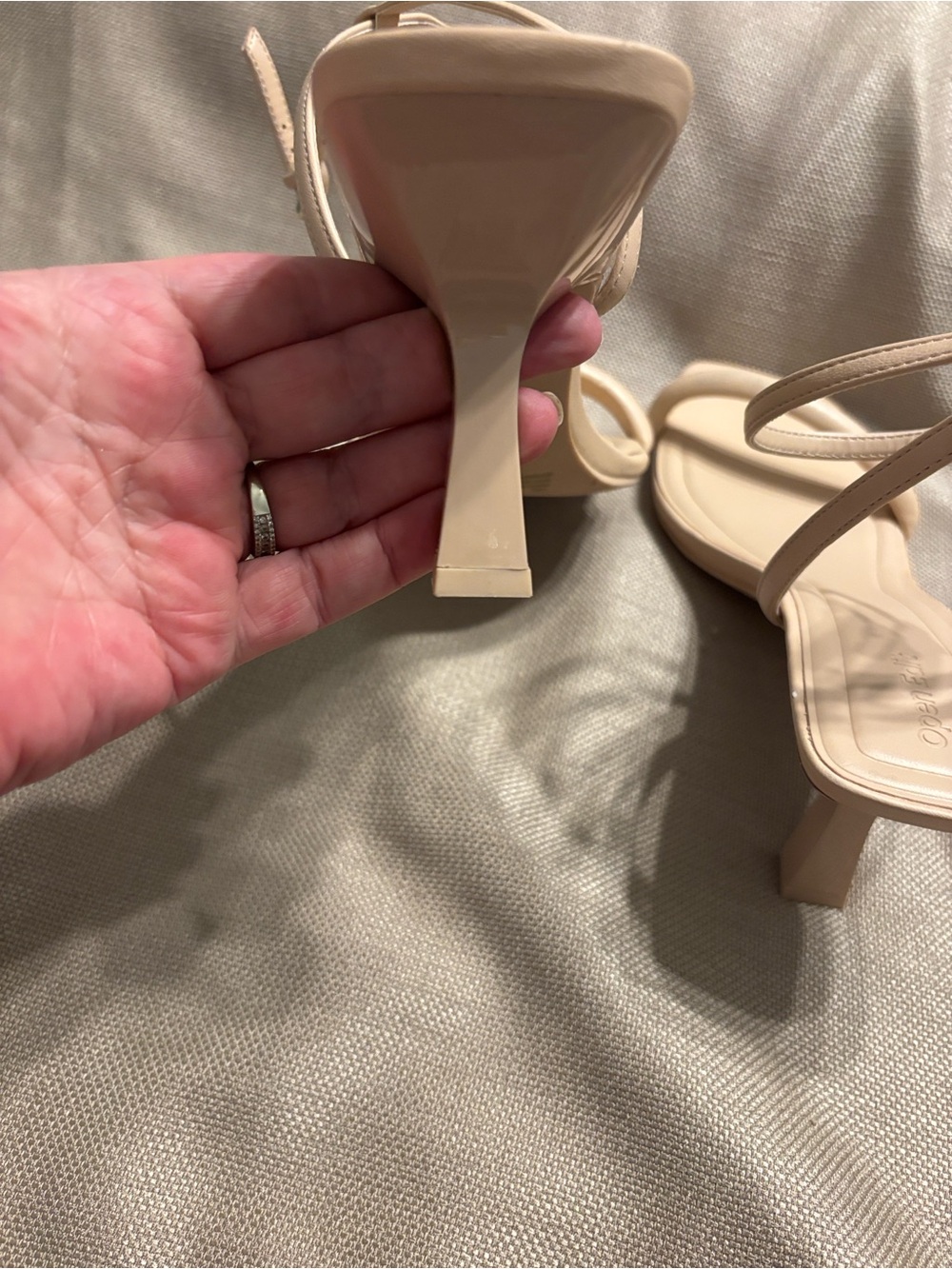 Open Edit Taytum Ankle Strap Sandal - Picture 7 of 8